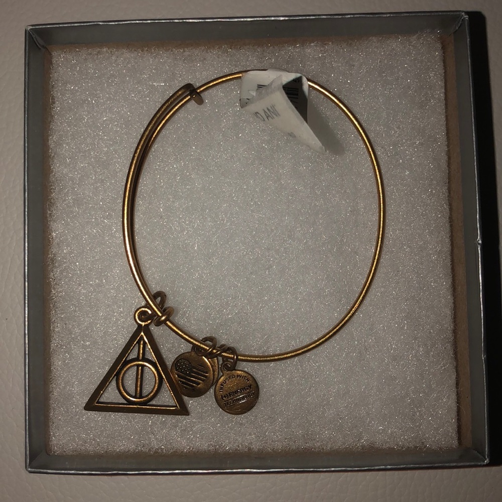 Alex and Ani deathly hallows bracelet